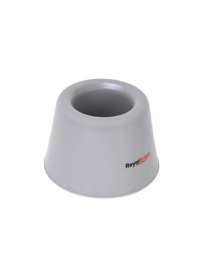 Royalford Toilet Brush with Holder- RF12839/ Compact and Light-Weight Washroom Brushes Perfect for Cleaning Indian and Western Style Toilets/ with 40 cm Long Handle for Better Reach, Flexible Bristles/ White and Grey - Image 5